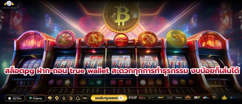 สล็อตpg ฝาก-ถอน true wallet สะดวกทุกการทำธุรกรรม งบน้อยก็เล่นได้